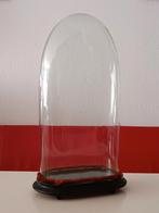 Zeer grote Antieke Victoriaanse Ovale glazen Stolp H55cm, Antiek en Kunst, Antiek | Klokken, Ophalen