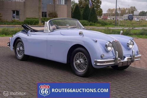 Jaguar XK150 Cabriolet | 1960 | Route 66 Auctions, Auto's, Oldtimers, Bedrijf, Te koop, Jaguar, Benzine, Overige carrosserie, Handgeschakeld