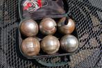 set ijzeren petanqueballen, Sport en Fitness, Overige Sport en Fitness, Ophalen, Gebruikt