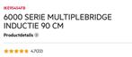 AEG - IKE95454FB - 6000 SERIE MULTIPLEBRIDGE - INDUCTIEKOOKP, Noir, 25 à 50 cm, 50 à 100 cm, Enlèvement
