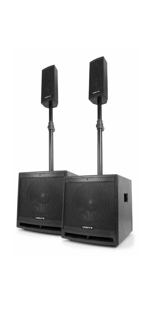 VONYX-geluidssysteem — Complete set — Bluetooth —, Audio, Tv en Foto, Home Cinema-sets, Zo goed als nieuw, Ophalen