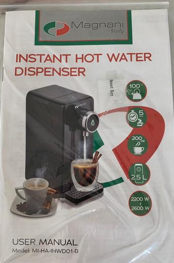 Warm waterdispencer