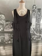 prachtige zwarte jurk kleed - merk Cortefiel - XL, Porté, Sous le genou, Noir, Envoi