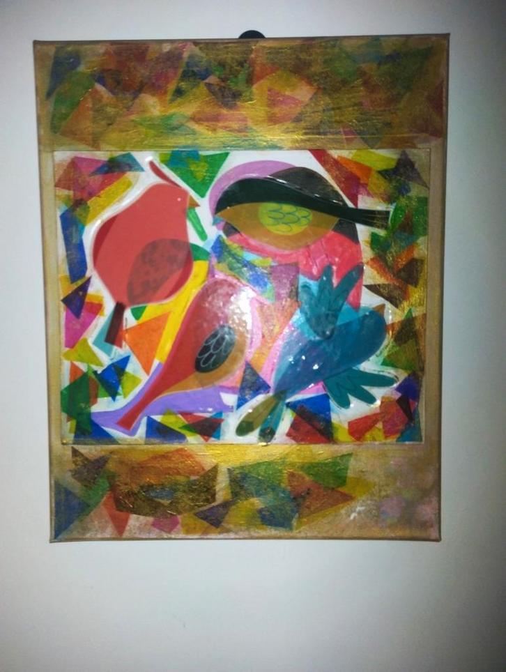 Cadre décoratif vibrant – Composition double cadre, moderne, Bricolage & Construction, Vitres, Châssis & Fenêtres