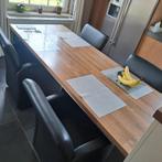 Tafel met 4 stoelen  op wieltjes, Ophalen of Verzenden