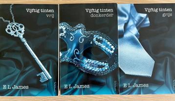 Zinderende Triologie “Vijftig tinten Grijs, Vrij en donkerde beschikbaar voor biedingen