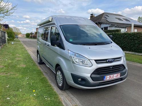 Camperbus off-grid Ford Transit Custom 2014 met maar 113500, Caravans en Kamperen, Mobilhomes, Particulier, tot en met 2, Ford