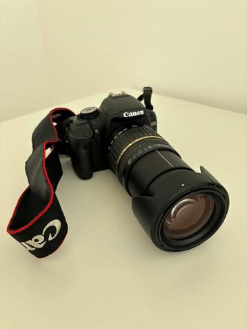 Canon EOS 500D inclusief lens Tamron AF 18-200mm f/3.5-6.3XR beschikbaar voor biedingen
