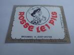 bieretiket Rosse Lei pils ST Jozef opitter, Ophalen of Verzenden, Zo goed als nieuw, Overige typen, Overige merken