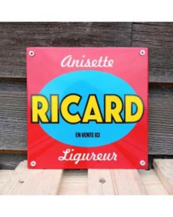 Ricard Banania Ajja zwaar emaillen reclame decoratie bordje beschikbaar voor biedingen