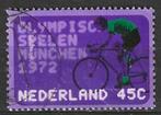 Nederland 1972 - Yvert 962 - Olympische Spelen (ST), Postzegels en Munten, Verzenden, Gestempeld