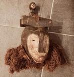 afrikaans Fang masker Gabon dubbelzijdig vague fang guardian, Antiek en Kunst, Kunst | Beelden en Houtsnijwerken, Ophalen of Verzenden
