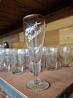 Oud email bierglas export roelants, Ophalen of Verzenden