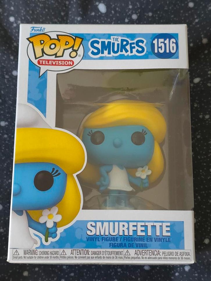Figurine Schtroumpfette Funko Pop, Collections, Schtroumpfs, Neuf, Poupée, Figurine ou Peluche, Schtroumpfette, Envoi