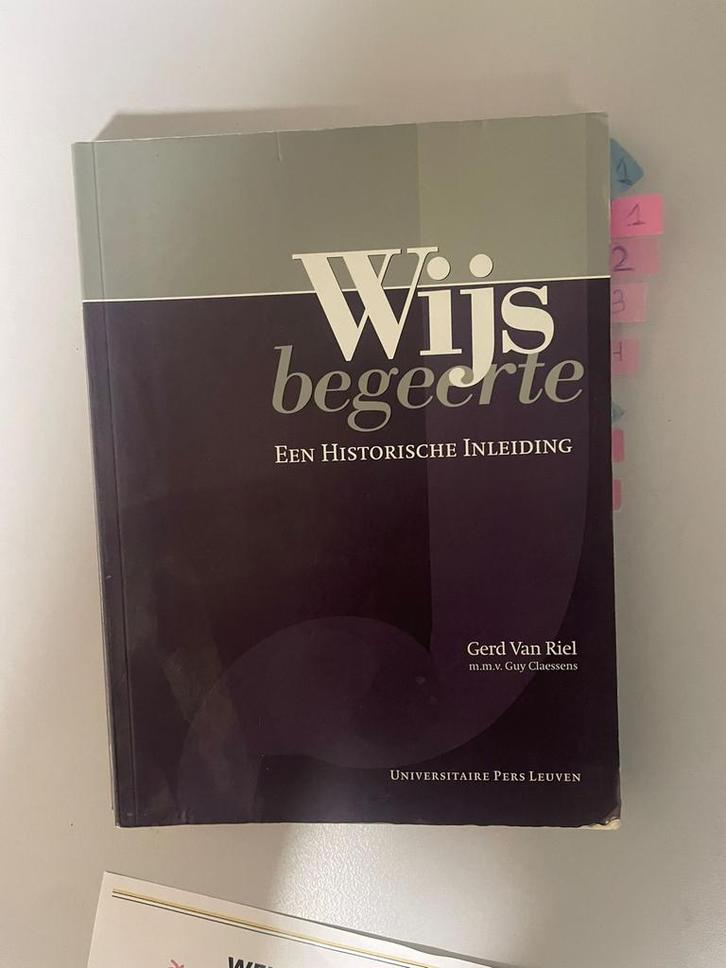 Wijsbegeerte, een historische inleiding (Van Riel), Boeken, Studieboeken en Cursussen, Gelezen, Ophalen
