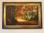 Groot schilderij De herfst, Ophalen