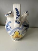 Handgeschilderde keramische kruik (gargoulette), Antiek en Kunst, Ophalen of Verzenden