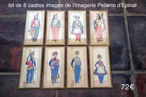 Lot de 8 cadres images de l'imagerie Pellerin d'Epinal, Antiquités & Art, Antiquités | Accessoires de maison, Enlèvement ou Envoi