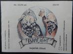 Étiquette de bière Barfight Brasserie 't Hofbrouwerijke 5x5, Utilisé, Enlèvement ou Envoi