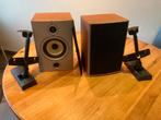 Speakers Warfedale + muurhangers, TV, Hi-fi & Vidéo, Enceintes, Autres marques, 60 à 120 watts, Comme neuf, Enlèvement