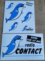 Stickers: Radio Contact, Verzamelen, Ophalen of Verzenden, Zo goed als nieuw, Film, Tv of Omroep