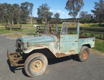 Vintage Toyota Landcuiser FJ40s beschikbaar voor biedingen