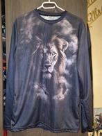 Heren T-Shirt met Leeuwenprint, Ophalen