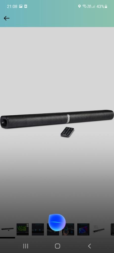 Barre de son MEDION 2 x 20 Watts,, Audio, Tv en Foto, Soundbars, Zo goed als nieuw, Bluetooth, Ophalen of Verzenden