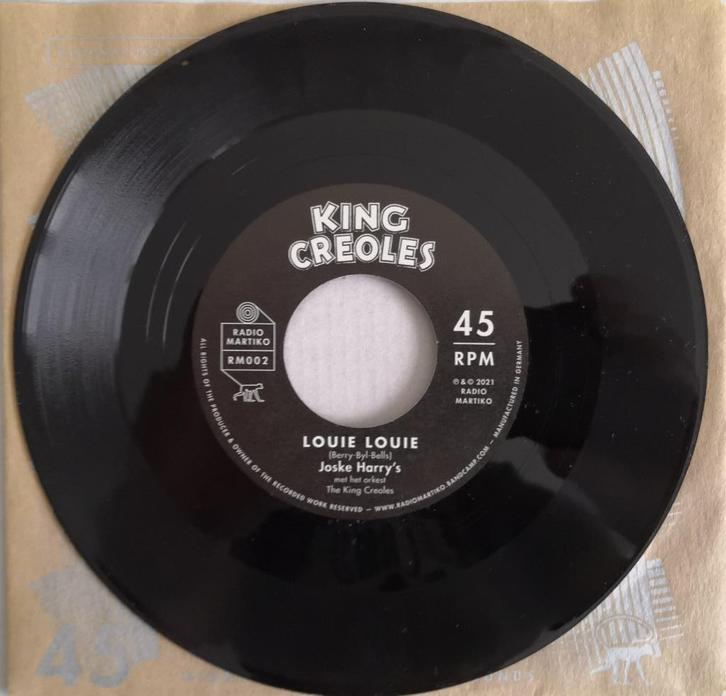 JOSKE HARRY'S met orkest THE KING CREOLES (single), CD & DVD, Vinyles Singles, Comme neuf, Single, Pop, 7 pouces, Envoi