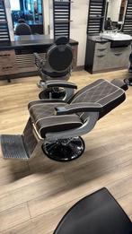 Knipstoel herenstoel barberchair brown bruin kappersstoel, Ophalen of Verzenden, Nieuw