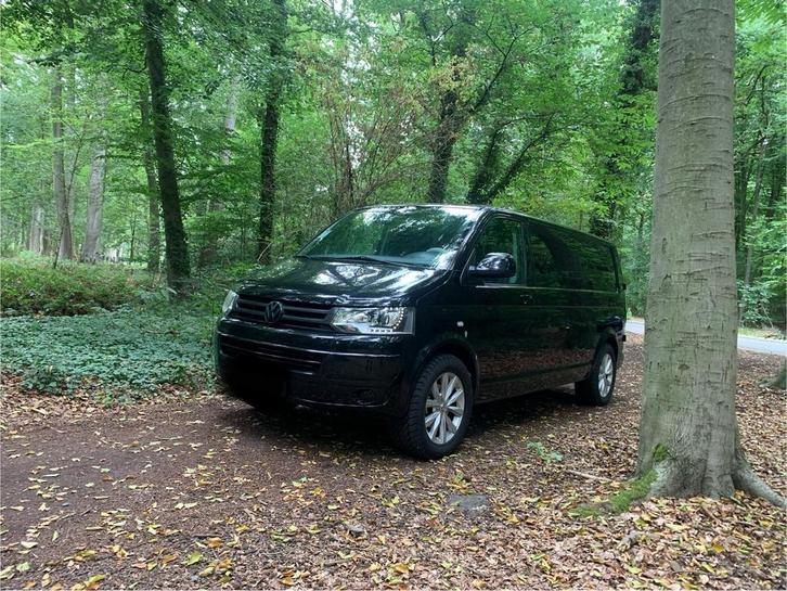 Volkswagen Transporter // CAMPER UITVOERING, Auto's, Volkswagen, Bedrijf, Transporter, Diesel, Euro 5, Handgeschakeld, Zwart, Ophalen