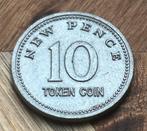 10 new pence token coin, Ophalen of Verzenden