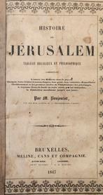 Histoire de Jérusalem/ 1847 / 2 delen in één volume., Ophalen of Verzenden