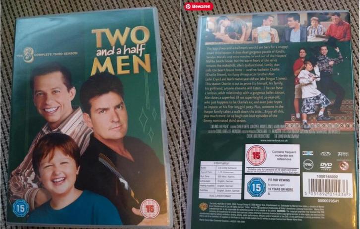 Two and a half men, Cd's en Dvd's, Dvd's | Tv en Series, Zo goed als nieuw, Komedie, Ophalen of Verzenden