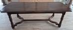 Massief eiken eettafel, Huis en Inrichting, Ophalen, Gebruikt, Klassiek, 200 cm of meer