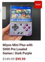 Miyoo mini plus v2 128gb 29.000 spellen, Games en Spelcomputers, Spelcomputers | Overige, Ophalen of Verzenden, Nieuw