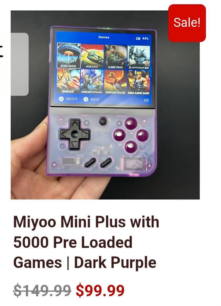 Miyoo mini plus v2 128gb 29.000 spellen, Games en Spelcomputers, Spelcomputers | Overige, Nieuw, Ophalen of Verzenden