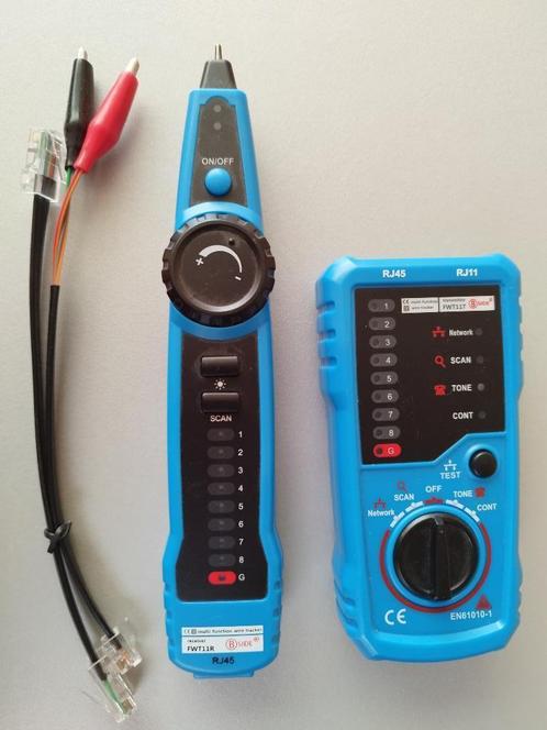 Multimeter voor rj11 en rj45 lan-kabels, Doe-het-zelf en Bouw, Meetapparatuur, Nieuw, Multimeter, Ophalen of Verzenden