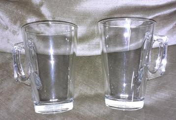 keuken set 2 latte macchiato koffieglazen 250ml beschikbaar voor biedingen