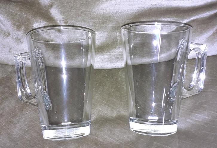 keuken set 2 latte macchiato koffieglazen 250ml, Huis en Inrichting, Keuken | Servies, Nieuw, Kop(pen) en/of Schotel(s), Overige stijlen