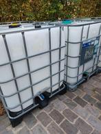 Ibc container 1000 liter, Tuin en Terras, Regentonnen, Ophalen, Zo goed als nieuw