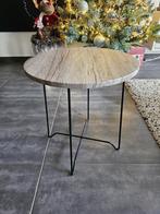 bijzettafel, Huis en Inrichting, Ophalen, Zo goed als nieuw, Rond, 45 tot 60 cm