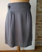 PAULINE B - Très jolie jupe en soie à pois - T.2, Kleding | Dames, Rokken, Maat 42/44 (L), Ophalen of Verzenden, Pauline B, Grijs
