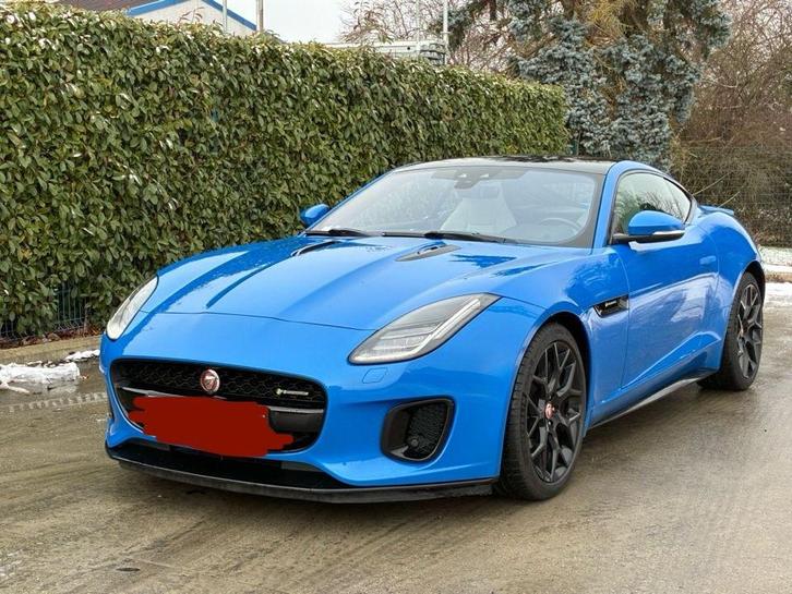 Jaguar F-TYPE 30t R-Dynamic, Autos, Jaguar, Particulier, F-type, ABS, Essence, Euro 6, Coupé, Automatique, Bleu, Beige, Cuir, Enlèvement