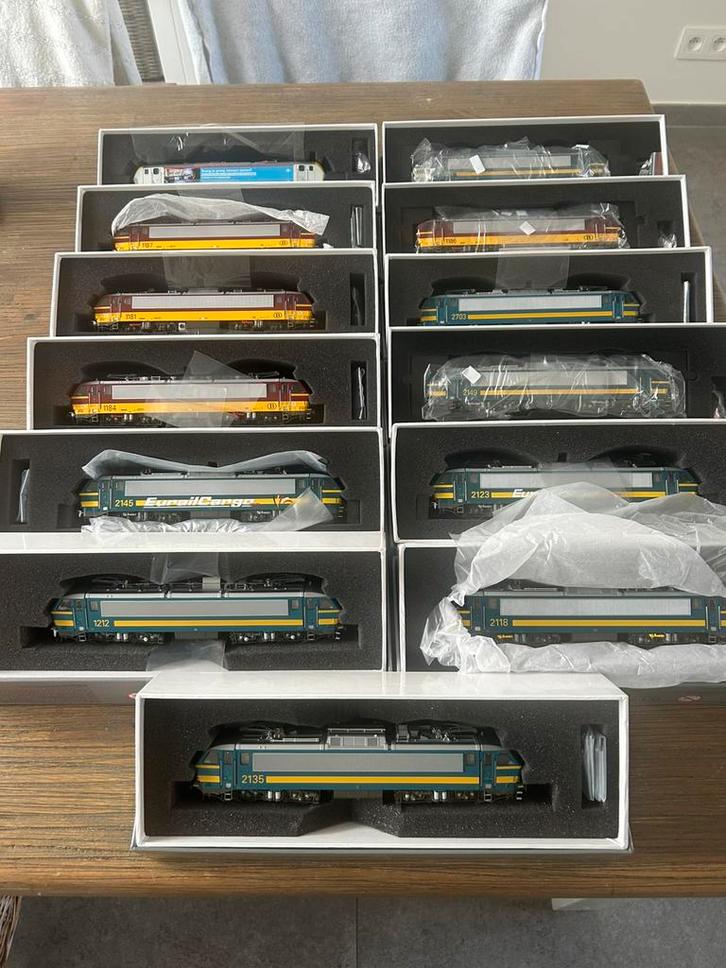 LS models Locomtieven AC/DC NMBS SNCB, Hobby en Vrije tijd, Modeltreinen | H0, Zo goed als nieuw, Ophalen of Verzenden