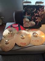 Orion cymbalen revolution pro set + draagtas voor drumstel, Ophalen of Verzenden, Zo goed als nieuw