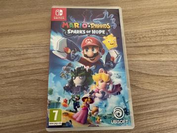 Switch 1 game mario+rabbids sparks of hope, Enlèvement, Comme neuf