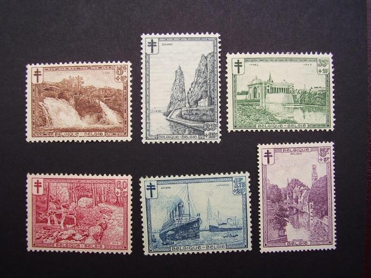 293 / 298 * - Landschappen, Postzegels en Munten, Postzegels | Europa | België, Met plakker, Ophalen of Verzenden