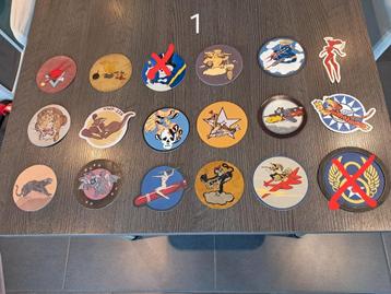 WW2 repro USAAF( us army airforce) squadron patches   beschikbaar voor biedingen