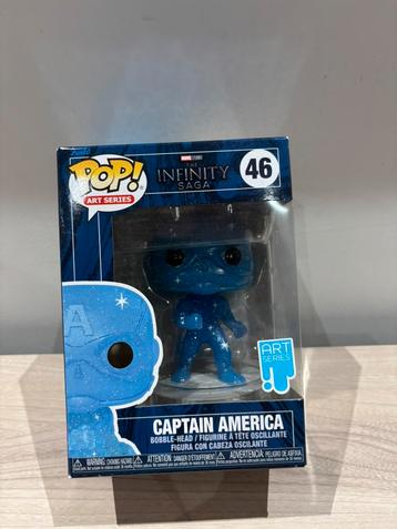 Captain America 46 Art Series Funko Pop Marvel Infinity Saga beschikbaar voor biedingen